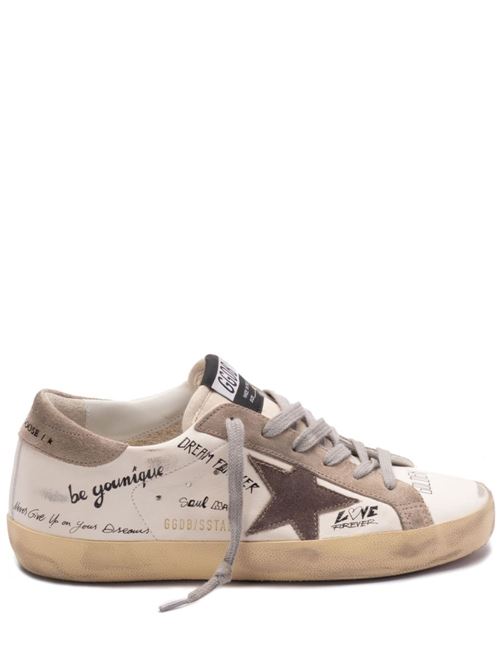 White/taupe sneaker Golden Goose | GWF00101F00623111940